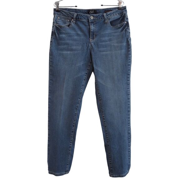 Earl Jeans Mid Rise Skinny Ankle Jeans Sz 12 - Picture 1 of 6